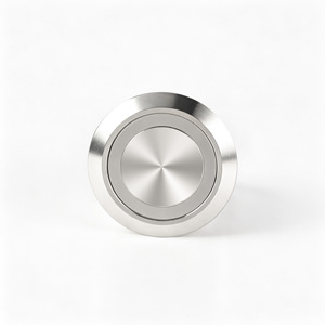 Botón pulsador metálico impermeable IP65 de 12mm, 16mm, 19mm, 22mm, 25mm para estación de secado de aire - Product Image 1