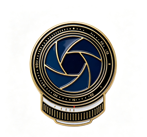 Moneda Conmemorativa de Metal Personalizada con Lente de Cámara, Moneda Coleccionable Esmaltada para Regalo de Fotografía - Product Image 2