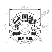 Module LED COB DOB AC 3W 8W, 220V 110V, luminosité réglable, couleur blanche, 80Ra 90Ra 95LM/W pour downlight 38*1.0mm, usage commercial