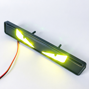 ไฟตกแต่งรถยนต์ LED แบบไดนามิก XTX 12V รุ่นใหม่ สำหรับกระจังหน้า พร้อมดีไซน์ตาปีศาจแบบกำหนดเอง (ใช้ได้กับรถยนต์ทั่วไป) - Product Image 1