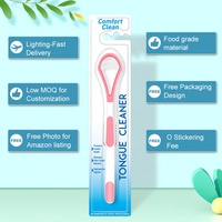 Nettoyant Racloir de Langue en Silicone et Plastique de Qualité Médicale, Nouveau Design, Vente en Gros