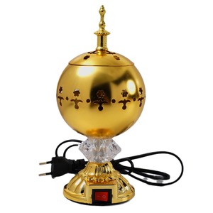 Orta Doğu Tarzı Elektrikli Tütsü Yakıcı <span class=keywords><strong>Bakhoor</strong></span> Metal Karbon Buhurdanlık Altın Sandal Ağacı Gorlando Aromatik - Product Image 6