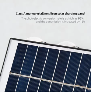 Solar Powered LED Wall <b>Sconce</b>, Up - Down Glow Outdoor Courtyard Decorative Lamp, Waterproof Atmosphere <b>Light</b> - Product Image 4