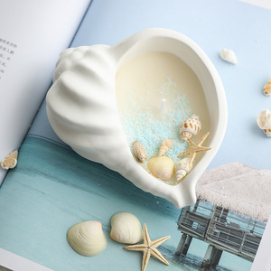 Décoration d'intérieur, <span class=keywords><strong>bougie</strong></span> parfumée artisanale en coquille de mer, cire de soja, pour mariage, cadeau - Product Image 2