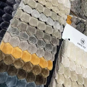 제조사 플란넬 패턴 번 아웃 벨벳 실내 장식품 벨벳 실크 패브릭 소파 용 - Product Image 6