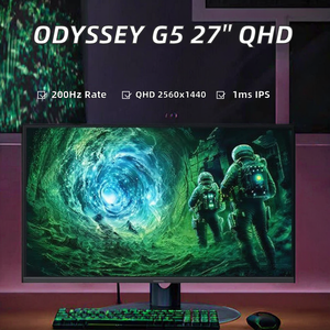 Moniteur de jeu <span class=keywords><strong>Odyssey</strong></span> Gaming <span class=keywords><strong>G5</strong></span> LS27FG530EUXXU 27 pouces QHD 1 ms IPS 16:9 HDR10 2560x1440 - Product Image 2
