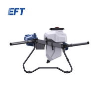 Drones agricoles EFT 4 axes 30L pour pulvérisation, kit de drone DIY polyvalent, cadre de drone pour nettoyage de façades avec support FC intégré