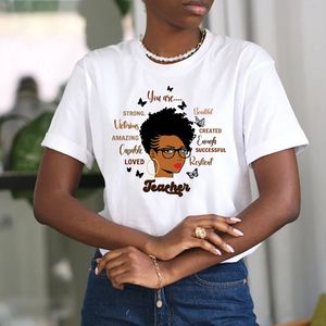 Enseignant noir vous êtes fort belle victorieuse créée incroyable assez capable enseignant résident DTF transfert sacs d'impression - Product Image 3