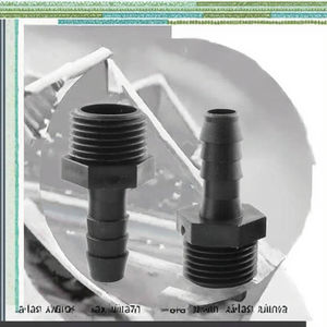 Adaptateur en PP de qualité médicale avec filetage mâle NPT 1/2 pouce, surface lisse, coudé à 90 degrés, raccord droit pour tuyau et tube - Product Image 3