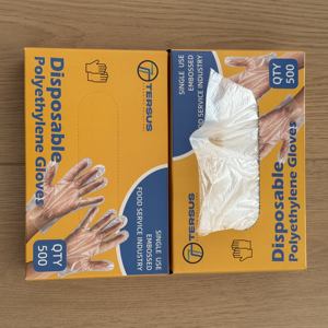 Gants jetables en plastique imperméables TPE HDPE PE pour l'alimentation et le nettoyage domestique, vente en gros d'usine - Product Image 5