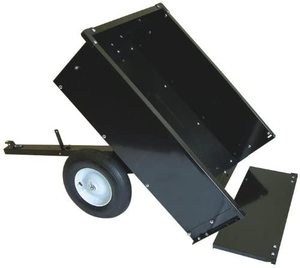 Remorque pliante à essieu unique, montage de boulons de chariot à benne de jardin - Product Image 1