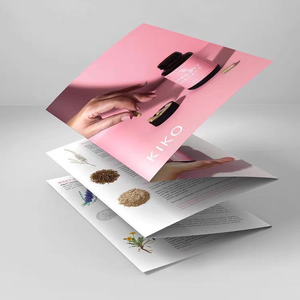 Impression offset personnalisée A5, dépliant couleur, salon de beauté, 2, 3, 4 plis, brochure, manuel d'utilisation, service d'impression de brochures - Product Image 3