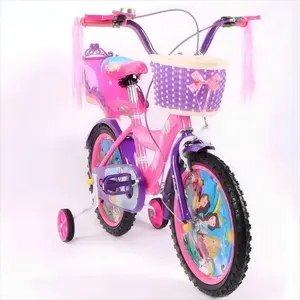 2023 cheap new Children model mini cycle 12 16 20 inch Girls the Kids Bike for 3-15 yeas old girls with training wheel on sale