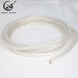 YIVO XSSH HiFI Performance <strong>Power</strong> Line 13mm 9 Core 8N OFC+Pure Silver 16AWG Braid Shielded PVC <strong>Power</strong> <strong>Cable</strong> for Car Microphone - Product Image 6