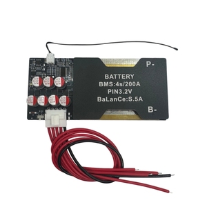 32140 บอร์ดป้องกันแบตเตอรี่ลิเธียม BMS 3.2V |   ระบบจัดการแบตเตอรี่ลิเธียมไอรอนฟอสเฟต 4S 12V |   150A/200A/300A |   ระบบปรับสมดุลแบบแอคทีฟ 5.5A - Product Image 2