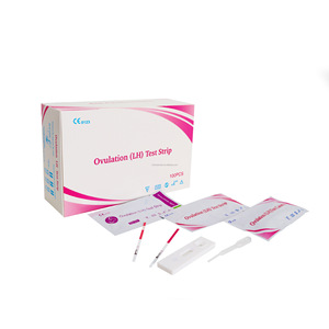 Tira reactiva de ovulación LH OEM de 2.5 mm, 100 unidades, kit de diagnóstico con certificación CE para la detección de fertilidad en mujeres - Product Image 1