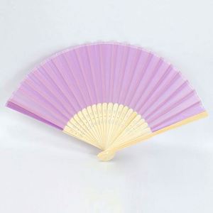 พัดพกพาทำจากไม้ไผ่สีน้ำตาลพัดหรูหรา - Product Image 4