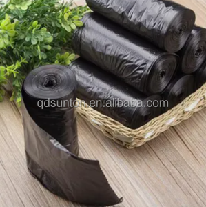 Ldpe Plastic Packing Bin Pouch Trash Garbage <b>Bags</b> 35 Litre Biodragadable Bin Liners Dog Poop <b>Bags</b> Biodegradable <b>Compostable</b> - Product Image 2