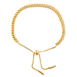 Bracelet réglable en acier inoxydable pour femmes et hommes, chaîne de blé pour main, pied, cheville, bracelet extensible, accessoires de fabrication de bijoux - Product Image 1