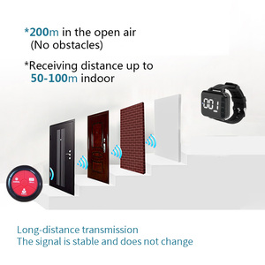 Dịch Vụ Phục Vụ Không Dây Hệ Thống Cuộc Gọi Nhà Hàng Cổ Tay Máy Nhắn Tin Dịch Vụ Cuộc Gọi Đẩy Nút Gọi - Product Image 4