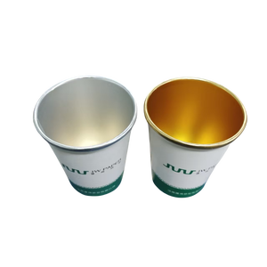 แก้วกาแฟกระดาษเคลือบ PE เกรดอาหาร ปลอดภัยต่อสิ่งแวดล้อม สำหรับขายส่ง ยี่ห้อ JW Paper ป้องกันน้ำมัน/น้ำ ทนทานต่อเครื่องดื่มอัดลม รับผลิตตามแบบ - Product Image 1