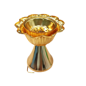 Brûleur d'encens Bakhoor moderne en métal avec finition en poudre blanche pour la décoration intérieure, tendance, brûleur arabe aromatique en métal - Product Image 6