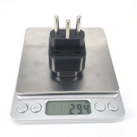 Adaptateur universel Allemagne vers Suisse Suisse Adaptateur de conversion rond 3 broches Type J