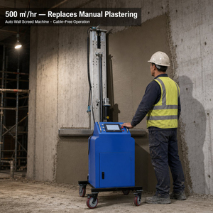 Máquina automática <span class=keywords><strong>de</strong></span> 5M para alisar mortero, máquina pulverizadora <span class=keywords><strong>de</strong></span> yeso para paredes, máquina <span class=keywords><strong>de</strong></span> recubrimiento <span class=keywords><strong>de</strong></span> masilla, <span class=keywords><strong>cemento</strong></span> y piedra. - Product Image 3