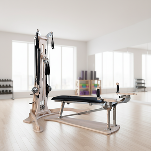 ZenRol Commercial Personnalisé pour Femmes, Chaise Tour de <span class=keywords><strong>Yoga</strong></span> Cadillac en Érable avec Rouleau Lisse Zen, Équipement de Fitness pour la Correction de la Colonne Vertébrale - Product Image 5