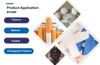 Flocons de diacétate de cellulose industrielle de qualité 9035-69-2, matière première en fibre d'acétate pour le filage de tiges de filtre à cigarettes, marque RUIYANG