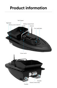 Controlado Carp Fishing Bait Boat com Remote <span class=keywords><strong>Fish</strong></span> Finder Sonar para pesca Amorceur - Product Image 5