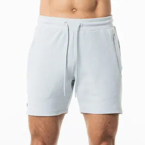 定制棉法国毛圈短裤男士宽松合身短裤身份底运动型6英寸内缝短裤