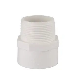 Factory wholesale prices pvc pipe fittings male adapter nipple joint socket for bathroom