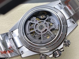 40Mm Cơ Khí Đồng Hồ Không Thấm Nước Chất Lượng Cao 904L Thép Không Gỉ ETA 4801 Phong Trào Kim Cương Đá Quý Skeleton Đồng Hồ - Product Image 5