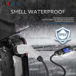 <span class=keywords><strong>Chargeur</strong></span> portable de type 2 EV à écran numérique réglable de 2.8 pouces avec prise britannique, câble de charge pour <span class=keywords><strong>camping</strong></span>-<span class=keywords><strong>car</strong></span> de véhicule électrique de 5 mètres - Product Image 2