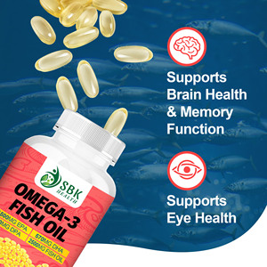 Productos de Tendencia: Cápsulas de Aceite de Pescado Omega 3 con Ácidos Grasos Omega 3 Totales y Aceite de Pescado que Favorece la Salud Cerebral y la Función de la Memoria EPA - Product Image 5