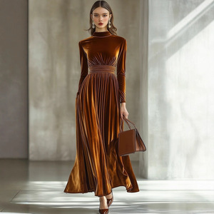 brown velvet dresses for women Bella and Bloom Boutique