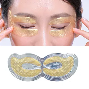 EFERO Koyu Halkalar Kaldırmak Kristal Kollajen Altın Göz Maskesi Kollajen göz bandı 24k Kollajen Göz Maskesi