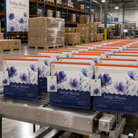 Sacs d'emballage pour café de qualité supérieure de 500 g à fond plat avec cordon, pochettes en plastique Mylar personnalisées avec carte imprimée