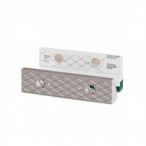 Mandril romboidal para tornillo de banco modular de 100 mm de ancho con patrón de diamante y orificios de montaje para tornillos de banco - Product Image 2