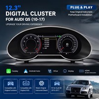 Tableau de bord automobile Yuefu avec affichage numérique des informations de la voiture et tachymètre pour Audi Q5 2009-2013