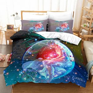Literie Zodiaque Constellation 3D 12 Draps de <span class=keywords><strong>lit</strong></span> pour décoration de chambre à coucher - Product Image 1