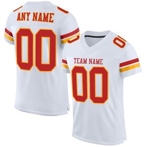 Maillot de football américain classique personnalisé maille respirante sublimation maillot d'équipe de football de rue manches courtes Techniques imprimées - Product Image 1