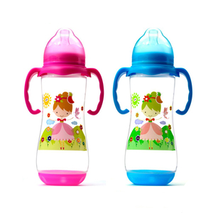 2019 En Gros <span class=keywords><strong>SANS</strong></span> BPA <span class=keywords><strong>Grande</strong></span> <span class=keywords><strong>Taille</strong></span> Col Large Bébé Lait Biberon Avec Poignée - Product Image 5