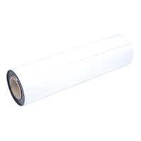 Feuille magnétique pour voiture, grand rouleau de panneau magnétique blanc vierge pour les portes de véhicules