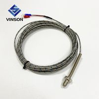 Sensor de Temperatura Tipo J de Alta Calidad con Perno, Termopar Tipo K, Suministro del Fabricante Chino