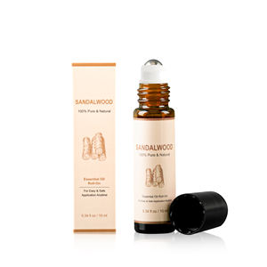 100% puro orgánico ricino lavanda jengibre cuerpo masaje aceite rollo botella aceite vegetal Natural a granel Aroma sueño mezclas para parejas - Product Image 3