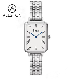 Montres à <span class=keywords><strong>quartz</strong></span> en cuir pour femmes Virtue, très vendues, design carré rétro, luxe et mode, cadeaux parfaits pour les filles, personnalisables - Product Image 3