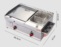 Vente flash - Plaque de cuisson multifonctionnelle portable au gaz en acier inoxydable pour steak de bœuf, barbecue, friture profonde