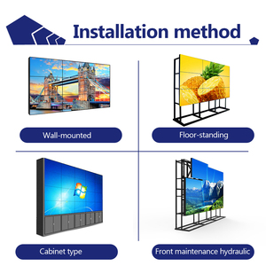 Indoor 1x4 2x4 3x3 3x4 LCD Panel 4K Advertising <b>Display</b> 43 46 49 55 Inch Seamless TV LCD Video <b>Wall</b> - Product Image 5